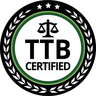 TTB Certified to perform analyses and testing