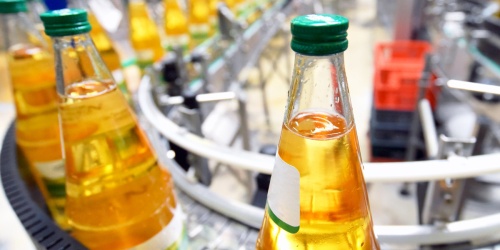 a private label beverage factory belt machine