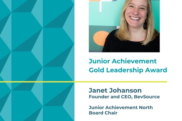 CEO Janet Johanson Receives Gold Leadership Award from Junior Achievement