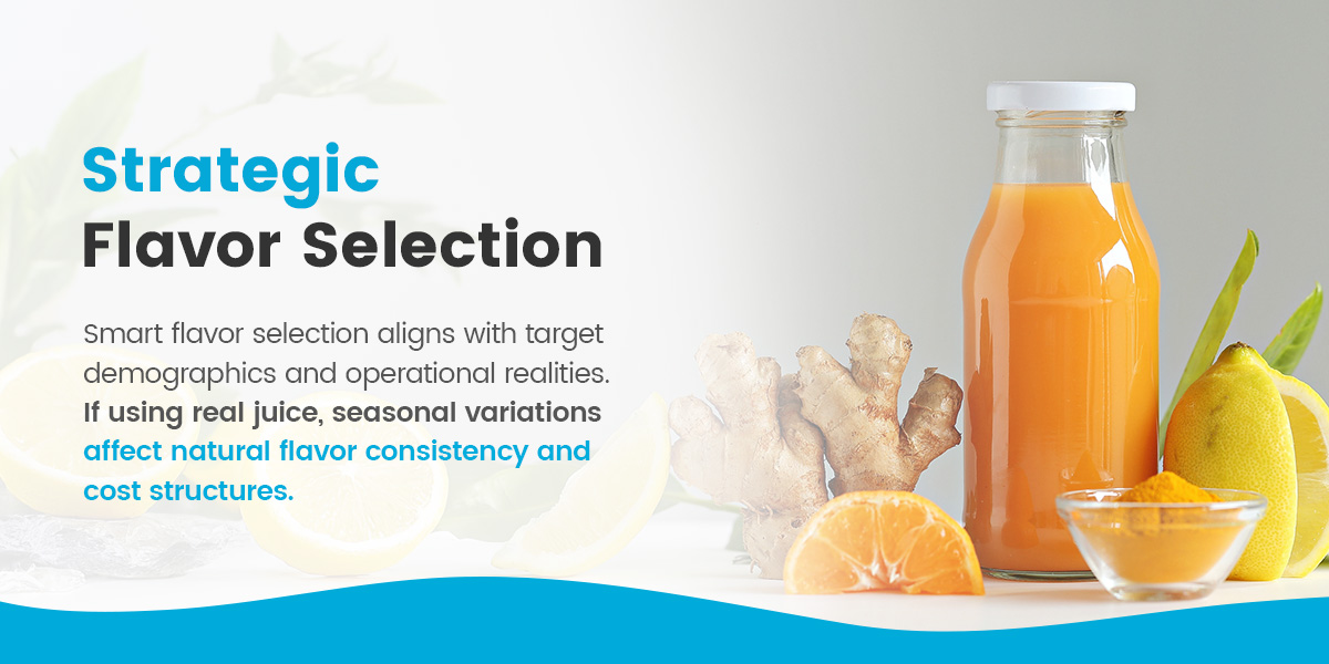 Strategic flavor selection